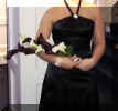 Presentation Bouquet of Black & White Calla Lilies