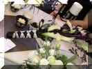 Black & White Tablescape @ CT Bridal Open House